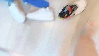 快餐店撩爆乳少妇骗老公去和闺蜜逛街！点赞300收藏支持发后续